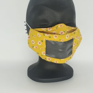 Window Mask – Yellow Daisy