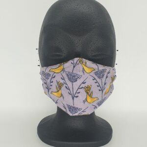 Face Mask – Purple Birds