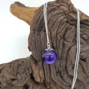 Purple Drop Pendent