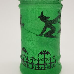 Halloween Graveyard Lantern – green