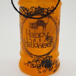 Halloween Spooky House Lantern – orange